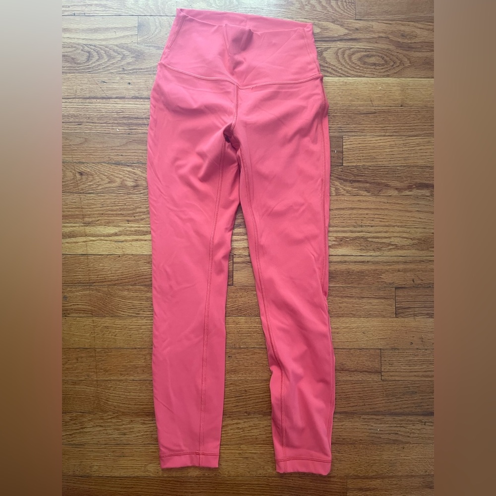 Lululemon leggings, pink, size 4